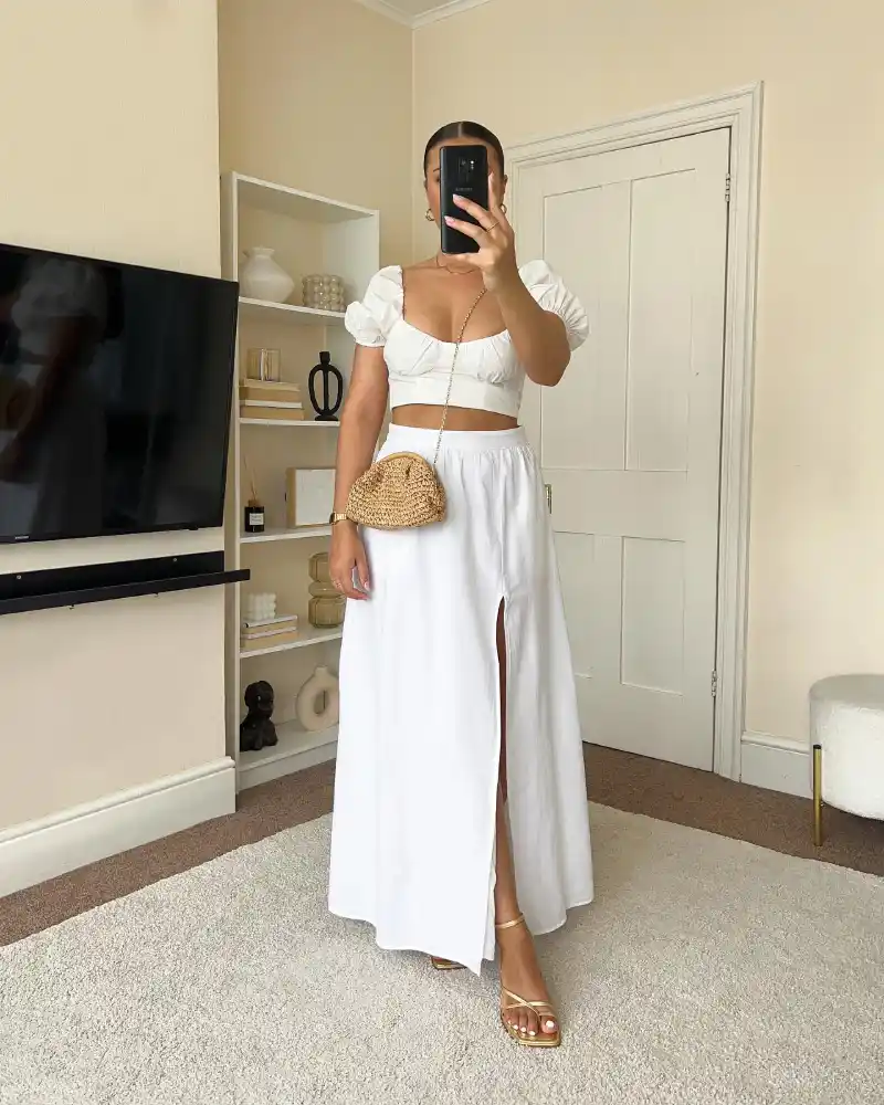 All white outfits