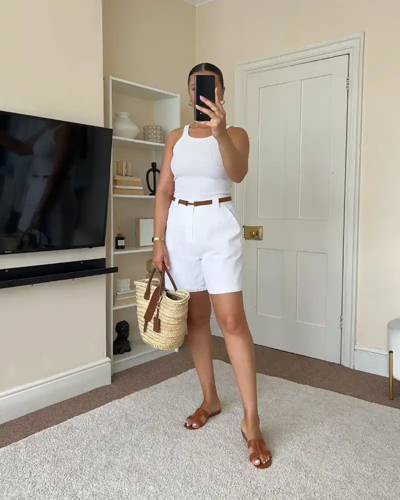 All white outfits