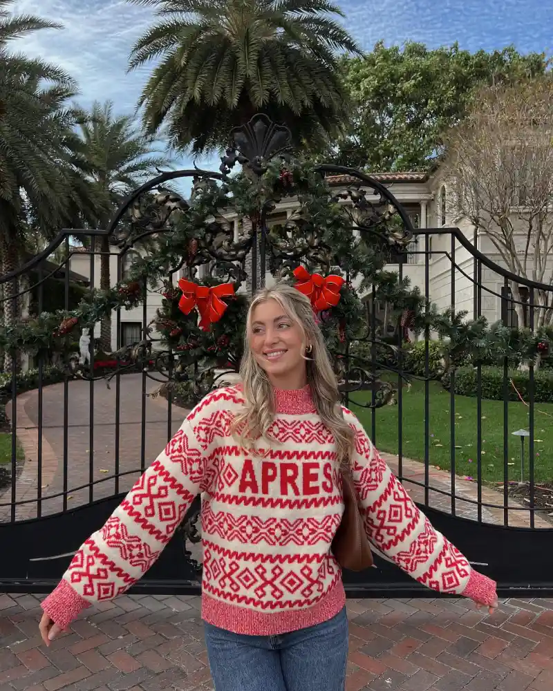 christmas sweater outfit