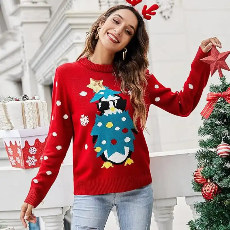 christmas sweater outfit