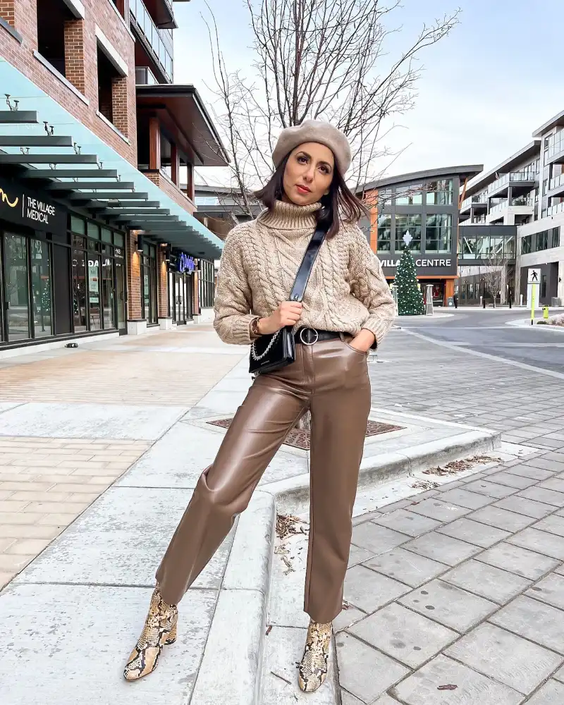 leather pants outfit