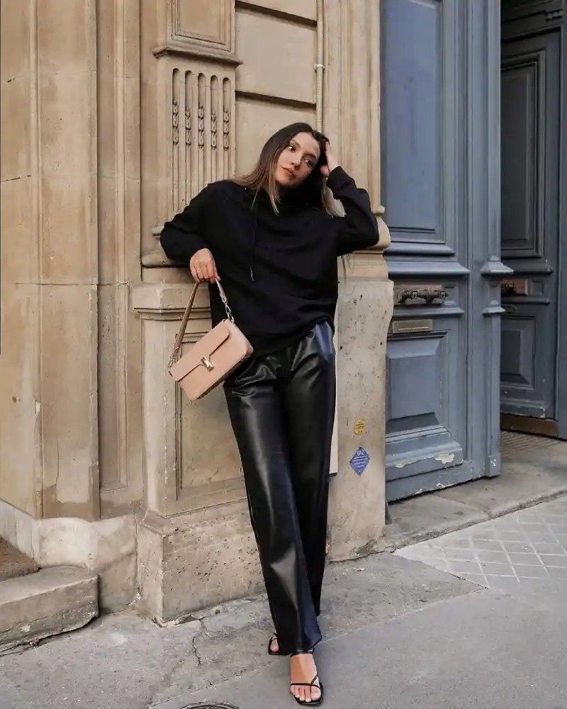 leather pants outfit