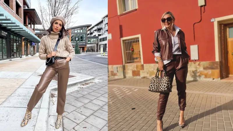 Must-Try Leather Pants Outfits for the Winter Season