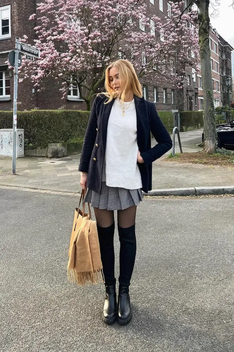 skirt outfit ideas for fall