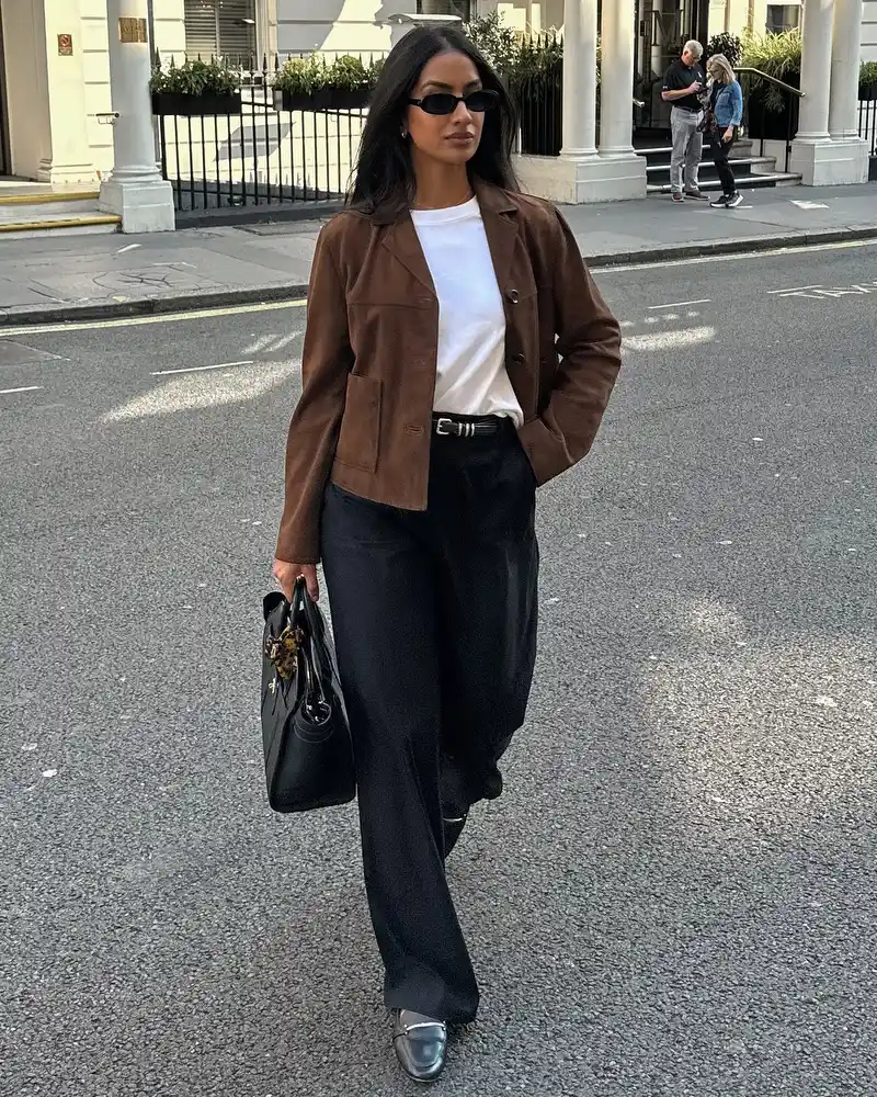 Suede Jacket Outfit Ideas