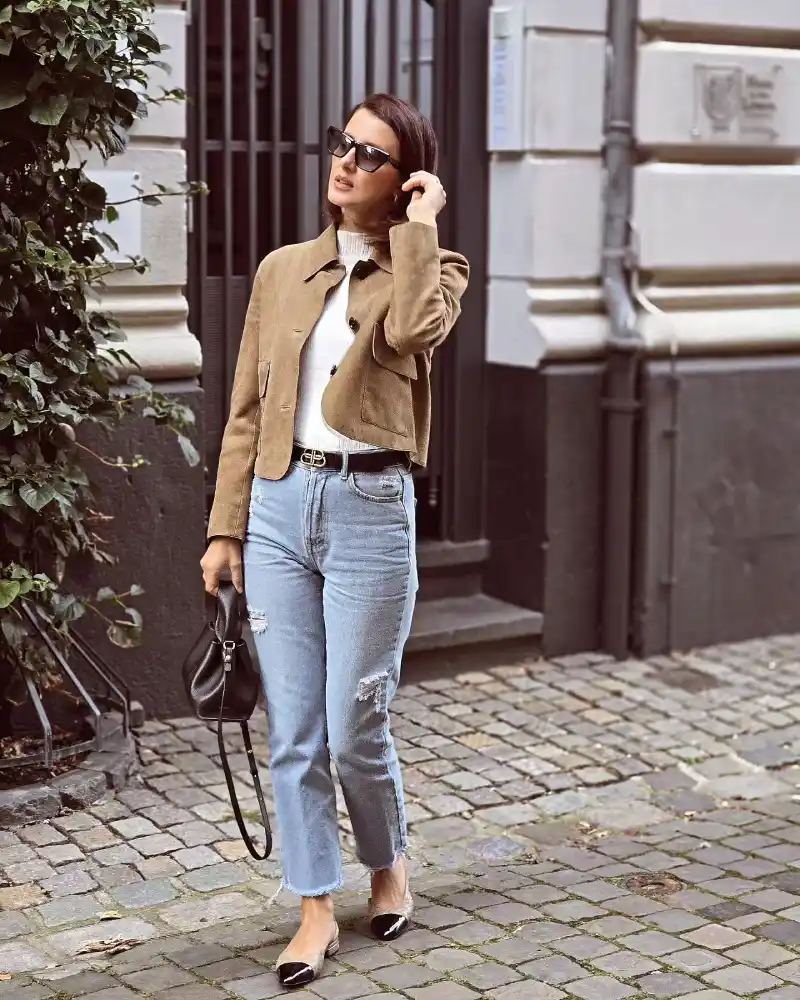 Suede Jacket Outfit Ideas