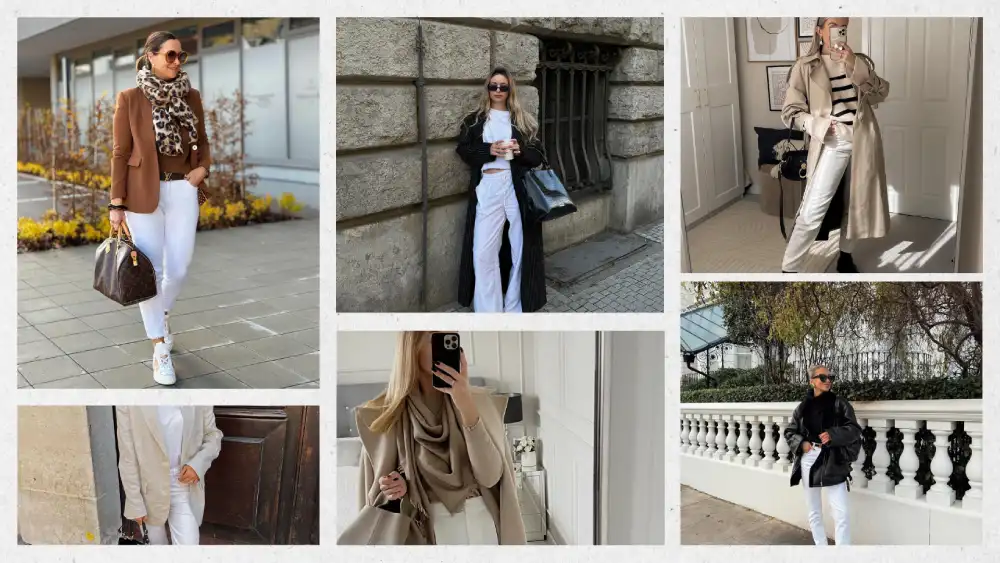 18 Stylish and Cozy White Pants Outfits for a Chic Winter Look